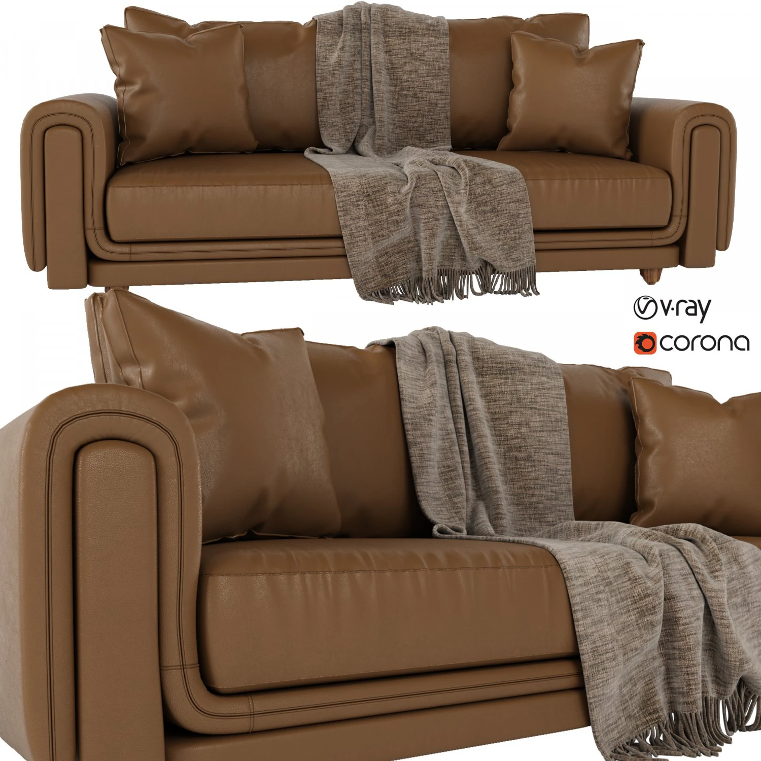 rochebobois underline 3D Model .c4d .max .obj .3ds .fbx .stl .blend