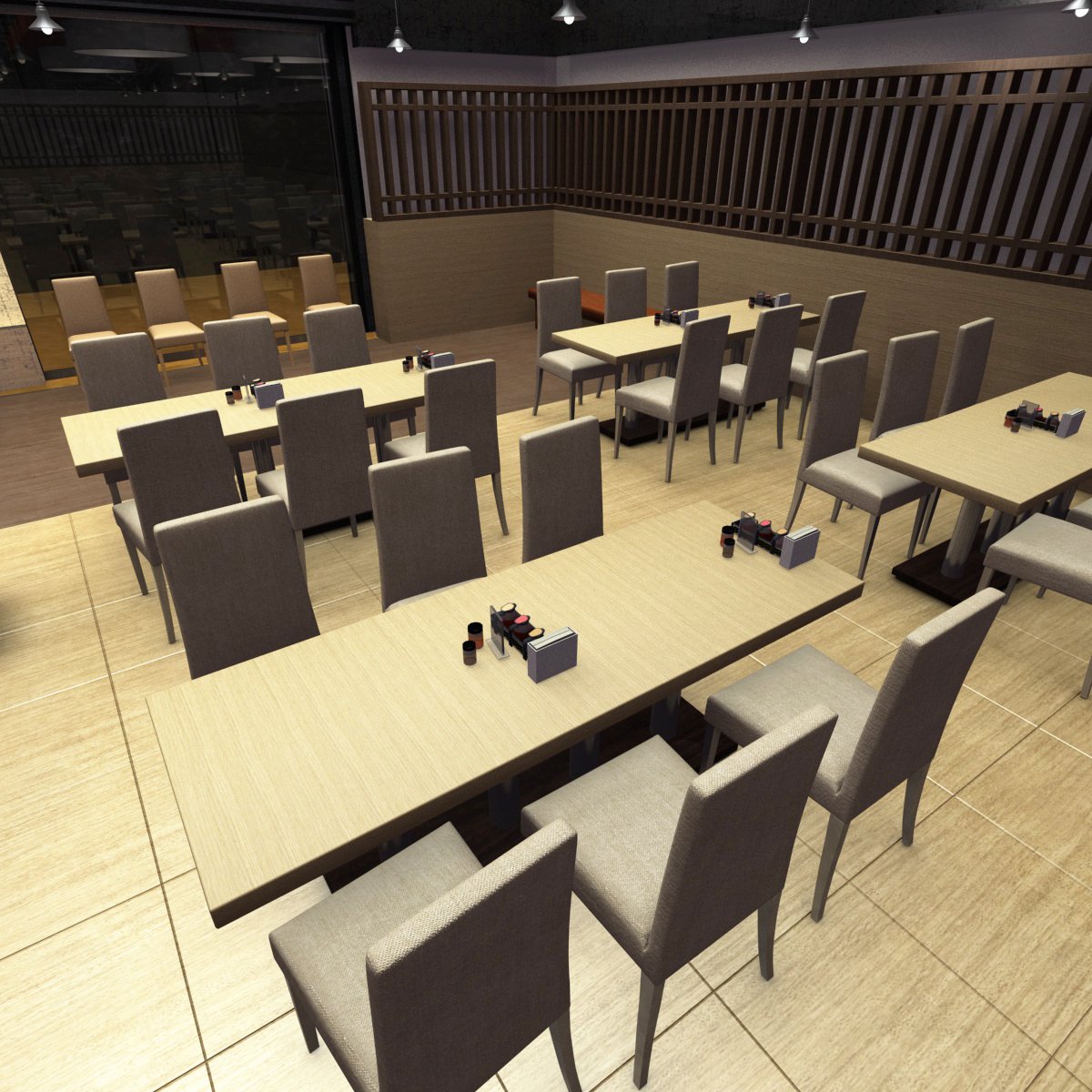 3d model столы для ресторана