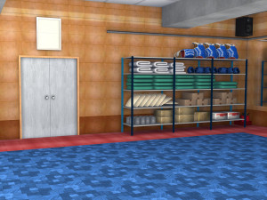 boxing hall 3D Model