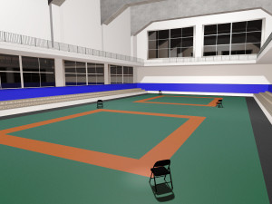 judo competition venue 3D Model