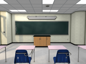 Anime Classroom 3D Model $25 - .fbx .max .ma .obj - Free3D