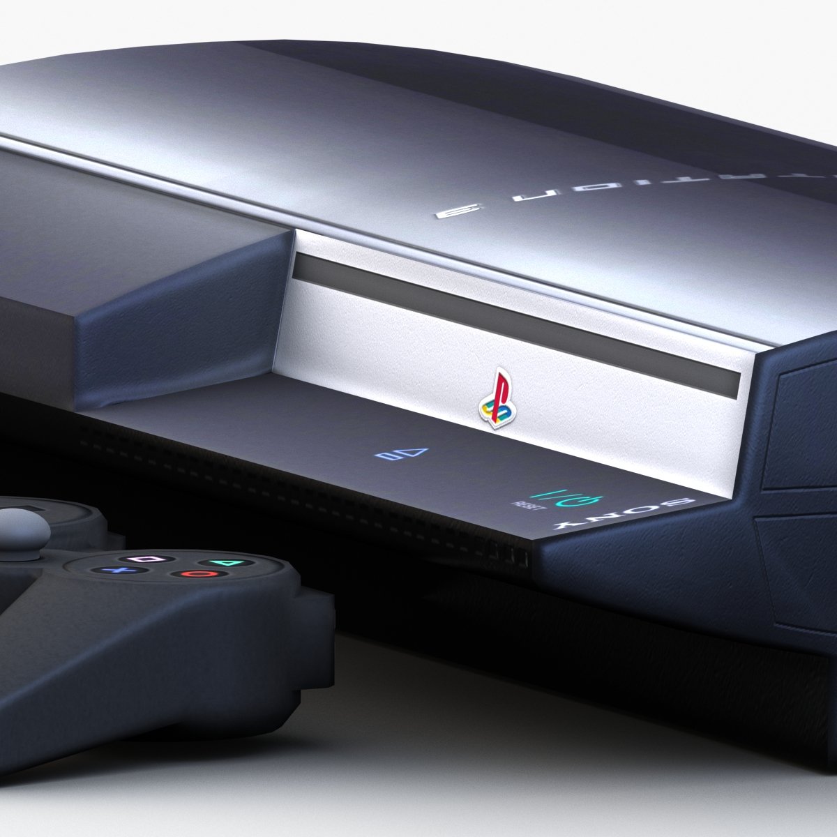 Sony PlayStation 2 3D model - Baixar Electrónica no