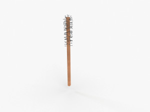 wooden spiked mace 0012 3D Model
