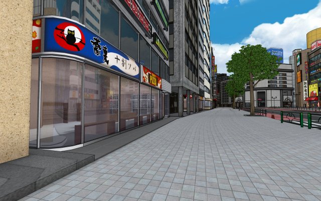 japanese streetscape 0006 3D Model in Cityscapes 3DExport