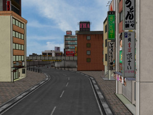 japanese streetscape 0007 3D Model