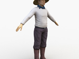 farmer 3D Model
