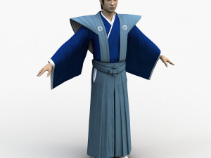 japanese samurai 0004 3D Model