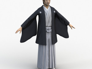 japanese samurai 0003 3D Model