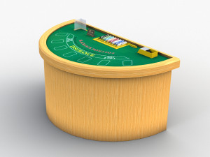Gambling Table 3D Model