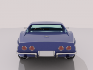 chevrolet corvette c3 - 1968 Modèle 3D