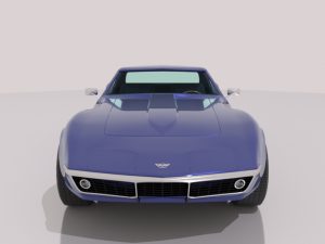 chevrolet corvette c3 - 1968 Modèle 3D