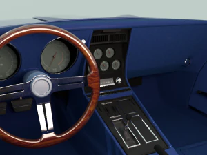 chevrolet corvette c3 - 1968 3D Model