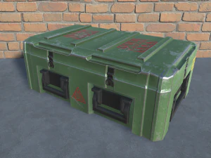 ammo box pbr game ready 3D Model