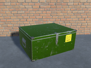 ammo box pbr game ready 3D मॉडल