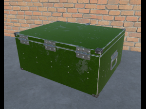 ammo box pbr game ready 3D मॉडल