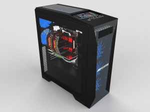 Cluster PC Case 3D Model