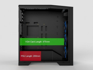 Cluster PC Case Modèle 3D