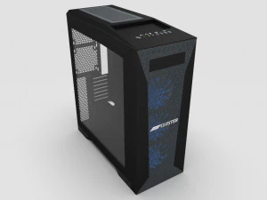 Cluster PC Case 3D Model