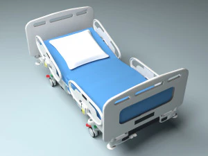 Intensive Care Bed 4K 3D Model