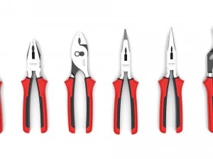 Pliers Set - 6 Pieces 3D Model