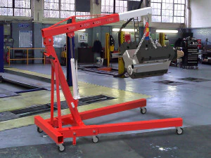 折叠发动机起重机 4K 3D 模型