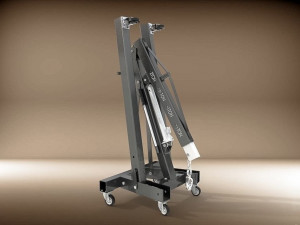 Folding Engine Crane 4K Model 3D