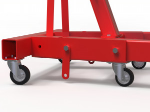 Folding Engine Crane 4K Model 3D