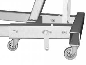 Folding Engine Crane 4K Model 3D