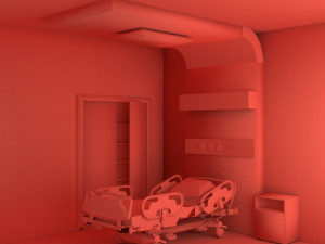 Hospital Room 3D Model