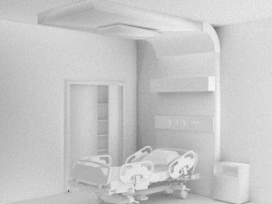 Hospital Room 3D Model