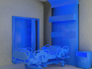 Hospital Room 3D Model