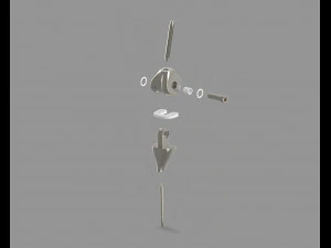 Knee Tumor Prosthesis 3D Model