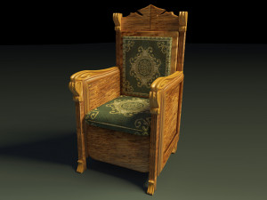 King Throne 2 - 4K 3D Model