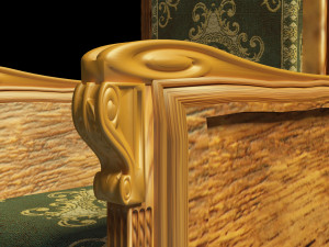 King Throne 2 - 4K 3D मॉडल