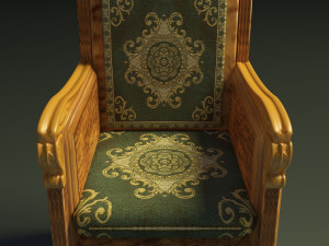 King Throne 2 - 4K 3D मॉडल
