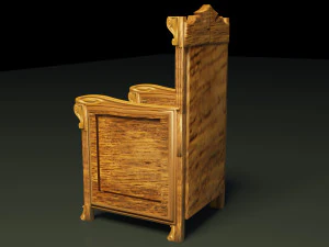 King Throne 2 - 4K 3D Model