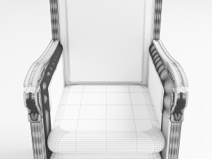 King Throne 2 - 4K 3D मॉडल