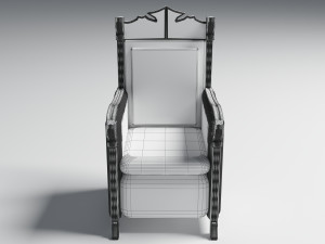 King Throne 2 - 4K 3D मॉडल
