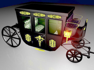 VIP Horse Carriage Modello 3D