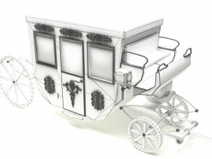 VIP Horse Carriage Model 3D