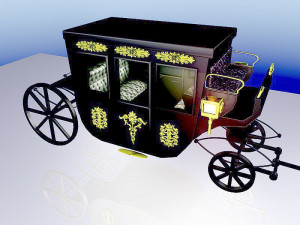 VIP Horse Carriage Model 3D