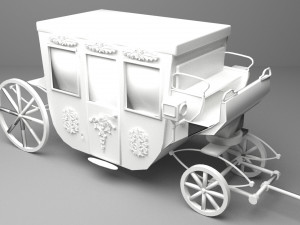 VIP Horse Carriage Model 3D