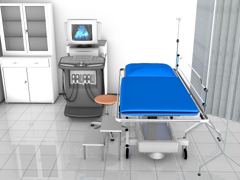 Ultrasound Room 3D Model