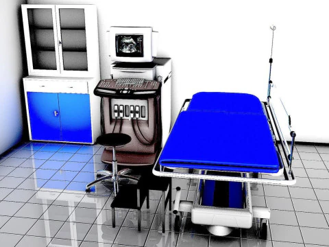 Ultrasound Room 3D Model