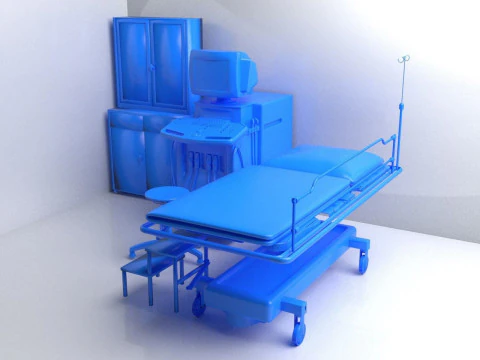 Ultrasound Room 3D Model