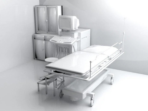 Ultrasound Room 3D Model