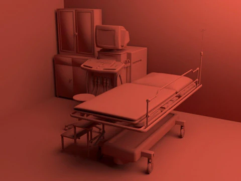 Ultrasound Room 3D Model
