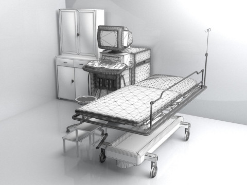 Ultrasound Room Modèle 3D