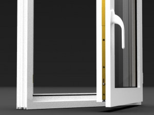 PVC Window 3D Model