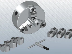 Lathe Chuck 3D Model